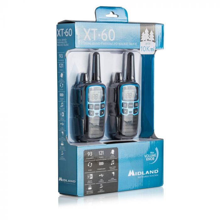 Midland XT60 – Pack double bi-bande PMR446/LPD