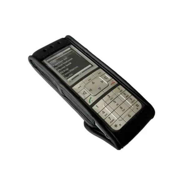 Étui en Cuir Mitel 632 avec Clip de Ceinture