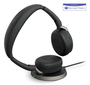 Jabra Evolve2 65 Flex MS - Casque sans fil stéréo avec socle de charge - 26699-999-989