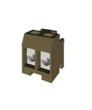 Connecteur débrochable 2 positions Ascom pour alimentation – NICT-2BA