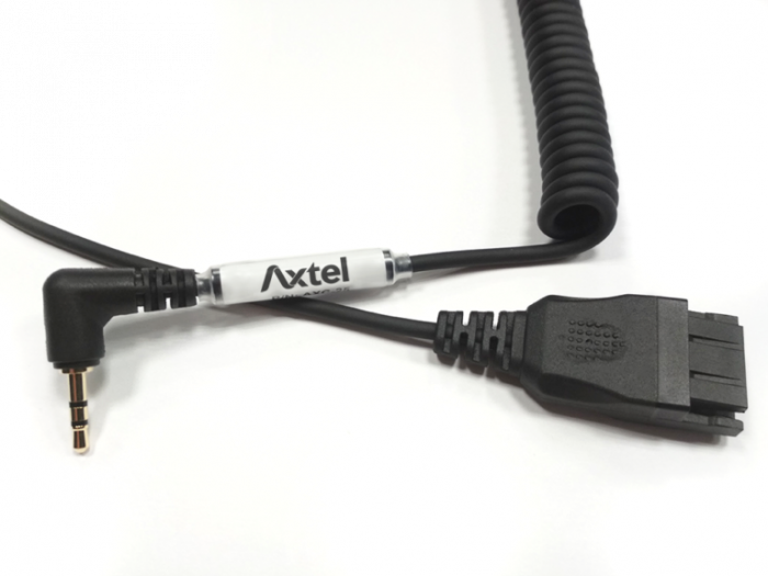 CORDON SPIRALÉ - JACK QD / 2,5 MM