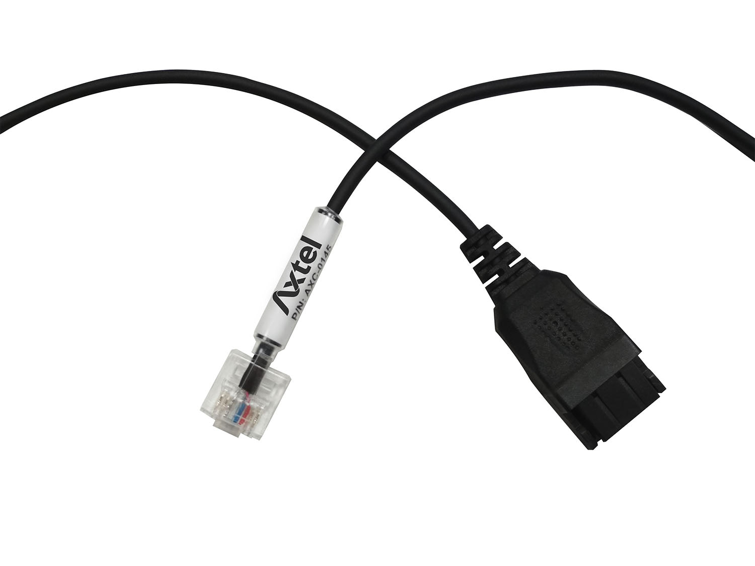 Axtel - Cordon QD/RJ45 spiralé 70-230cm - AXC-0145