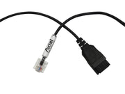 Axtel - Cordon QD/RJ45 spiralé 70-230cm - AXC-0145