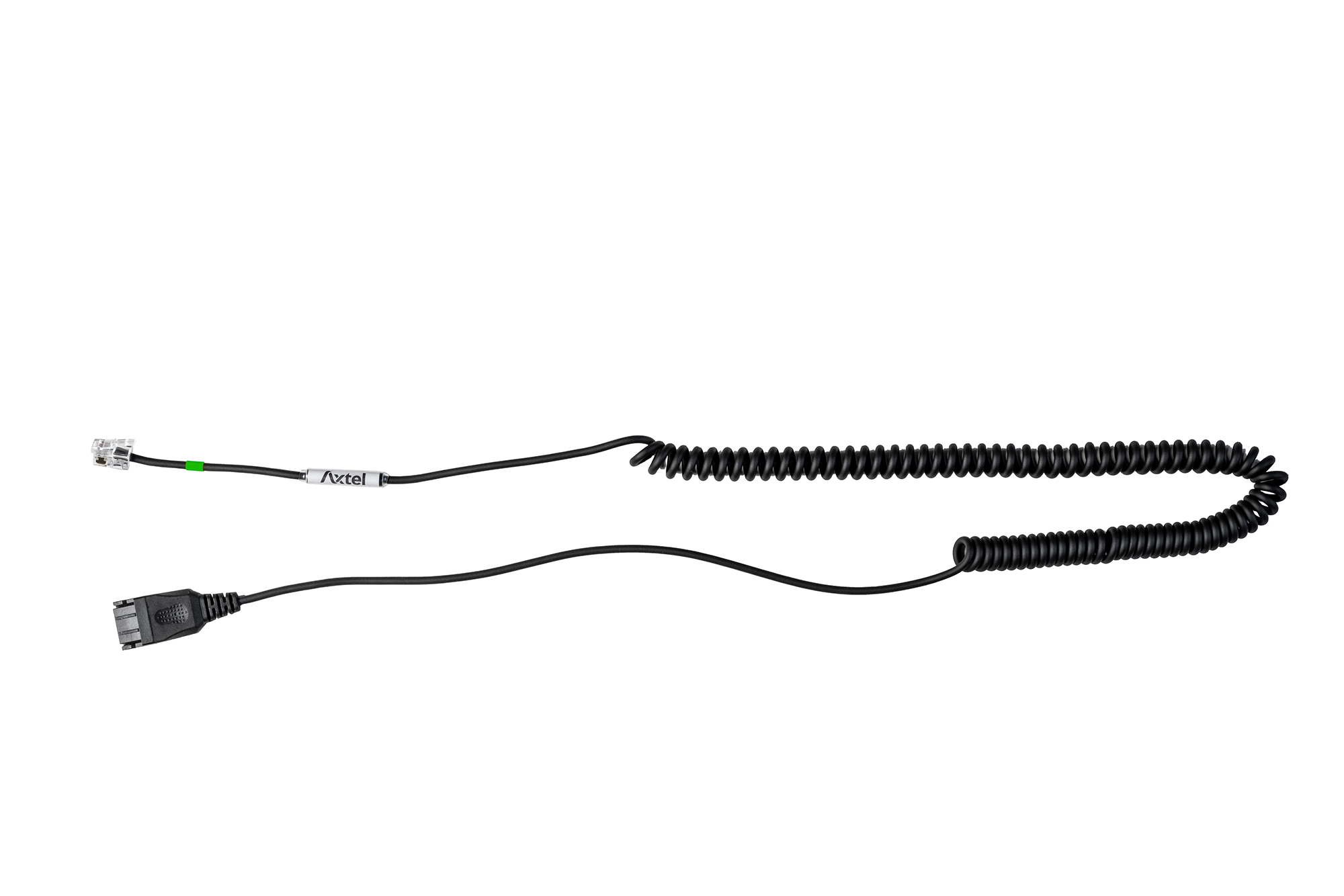 Axtel - Cordon QD/RJ spiralé 0,5-2m - AXC-05