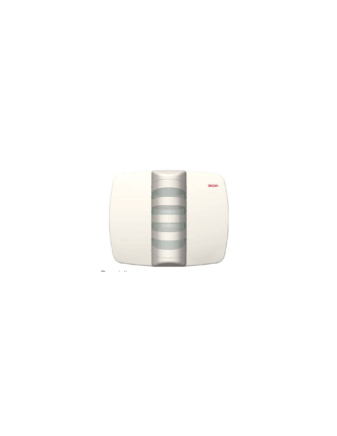 Ascom - Hublot signalisation lumineuse 2 sections LEDs multicolores - NUDL2S-H
