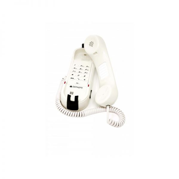 Depaepe HD 2000 - Téléphone analogique avec clavier blanc - PA000C