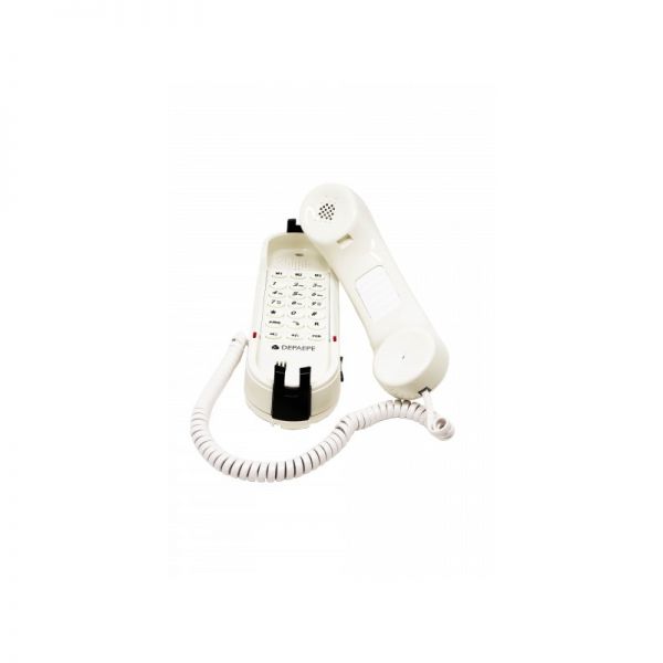 Depaepe HD 2000 - Téléphone analogique avec clavier amplificateur blanc - PA100C