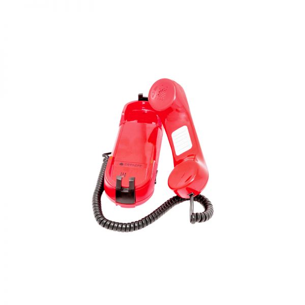 Depaepe HD 2000 - Téléphone analogique sans clavier rouge - PA200R