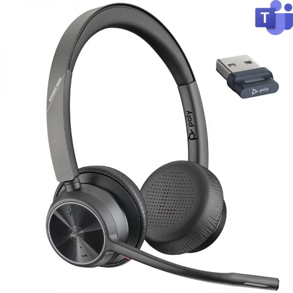 Poly Voyager 4320 - Casque stéréo Bluetooth USB-A certifié Microsoft Teams - 77Y98AA - 77Y98AA vue 3