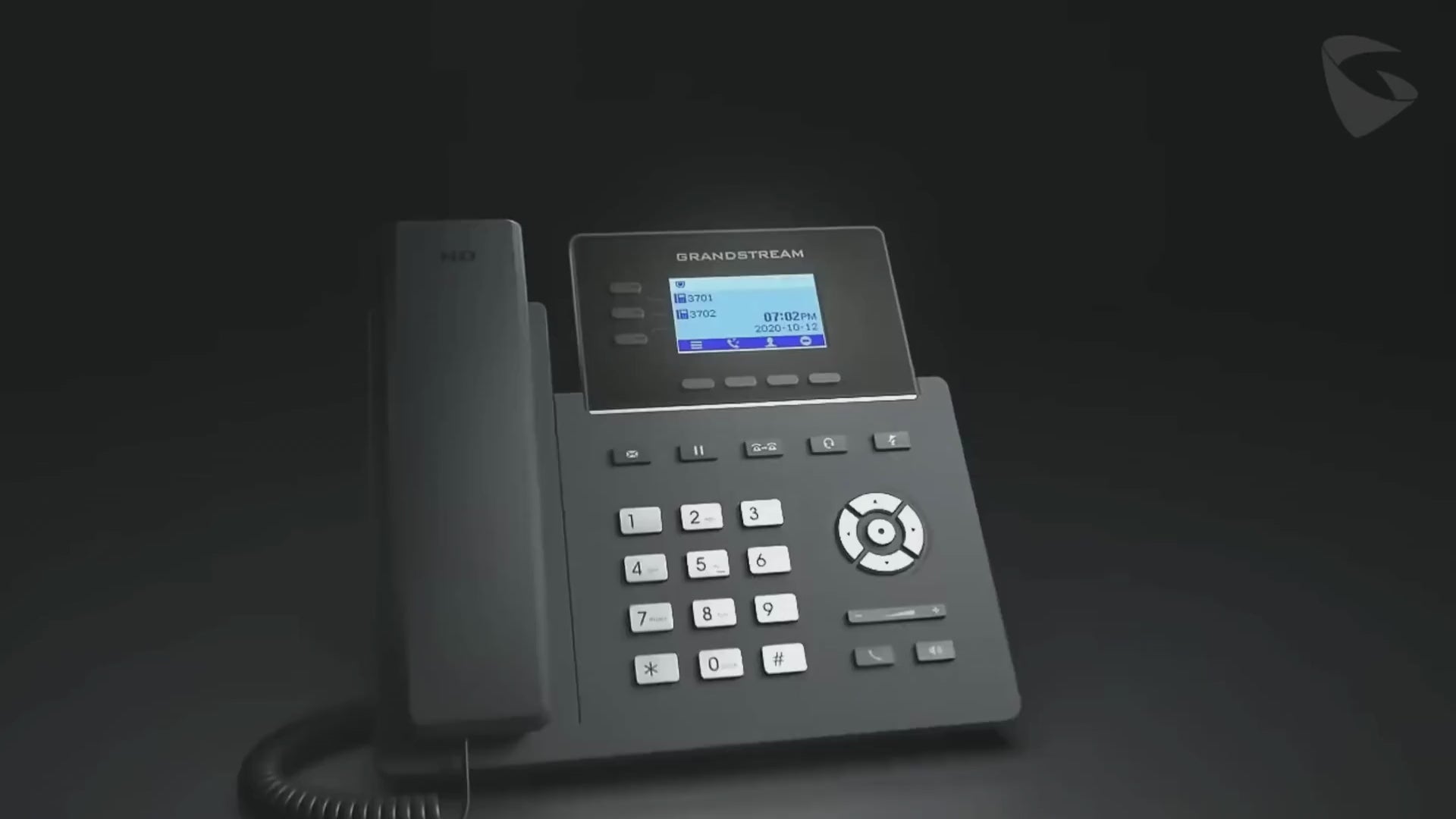 Charger la vidéo : Téléphone IP professionnel Grandstream GRP2601 pour entreprise