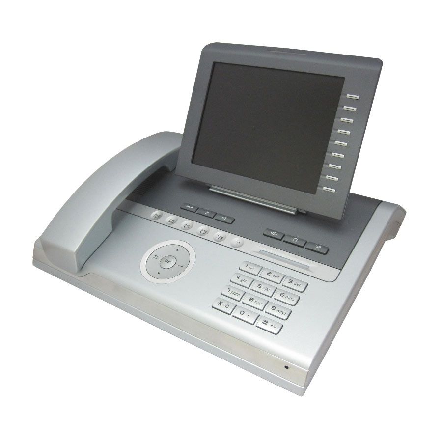 Unify OpenStage 80 T - Téléphone numérique écran couleur bleu glace Éco-recyclé - L30250-F600-C113