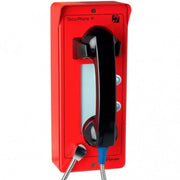 Depaepe SecurPhone SIP - Téléphone urgence IP 2 touches rouge - PVI02R