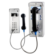 Depaepe SecurPhone SIP - Téléphone IP urgence 4 touches mémoires aluminium - PVI04A