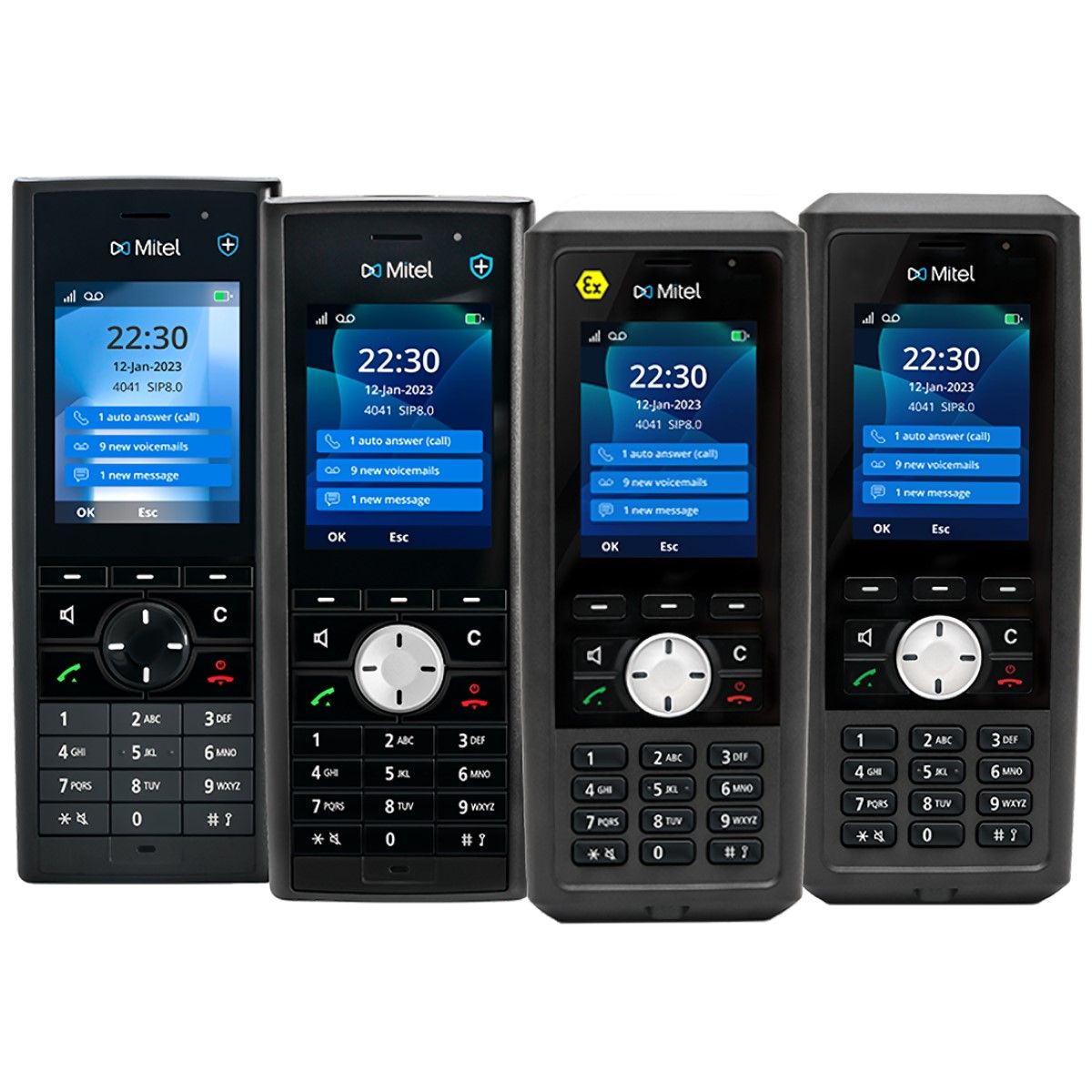 Mitel 732d - Combiné DECT renforcé avec base - 51310676