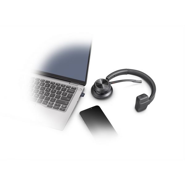 Poly Voyager 4310 - Casque mono Bluetooth USB-C certifié Microsoft Teams avec dongle BT700 - 77Y94AA - 77Y94AA vue 6