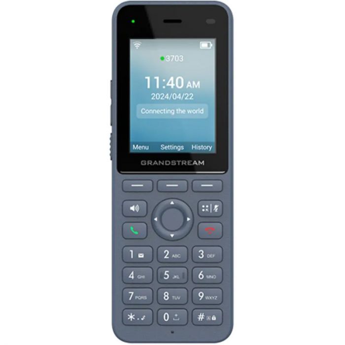 Grandstream WP826 – Téléphone IP Wi-Fi 6 portable avec 12 h d’autonomie et 3 comptes SIP