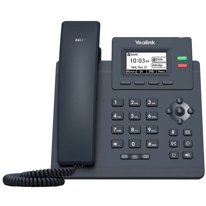 Yealink T31P - Téléphone IP avec 2 comptes SIP et alimentation PoE