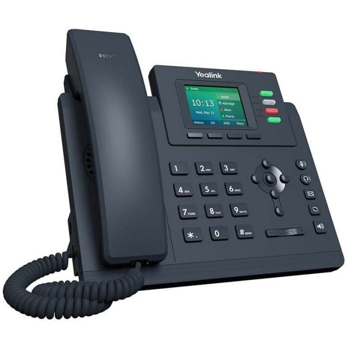Yealink T33G - Téléphone IP avec 4 comptes SIP et ports Gigabit