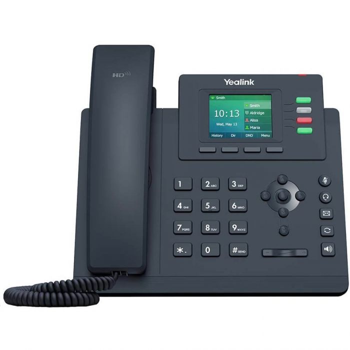 Yealink T33G - Téléphone IP avec 4 comptes SIP et ports Gigabit
