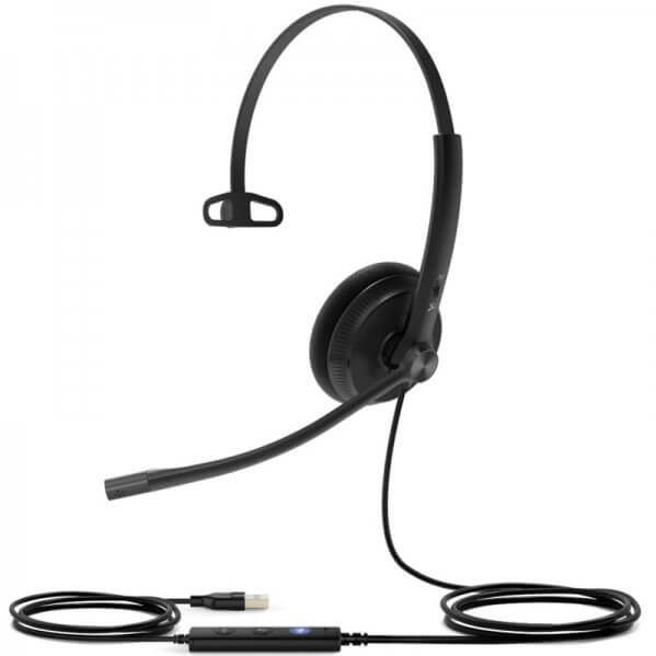Yealink UH34 Lite Mono – Casque USB avec micro antibruit certifié Teams