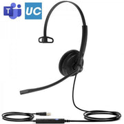 Yealink UH34 Lite Mono – Casque USB avec micro antibruit certifié Teams