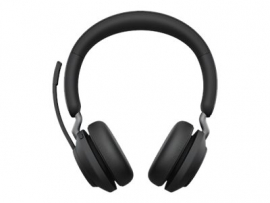 Casque professionnel Jabra Evolve2 65 USB-A UC stéréo avec réduction de bruit passive et microphone à trois voies