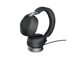 Jabra Evolve2 85 - Casque audio stéréo avec réduction de bruit active et base chargeur