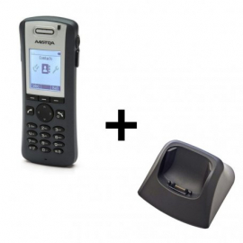 Pack DECT Mitel DT390 avec cache batterie + batterie + clip (sans chargeur & alim)