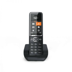 Gigaset Comfort 550 Noir - Téléphone sans fil avec écran couleur TFT et fonction mains libres