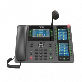 Fanvil X210i - Téléphone de console de téléavertissement visuelle avec écran couleur et microphone col de cygne